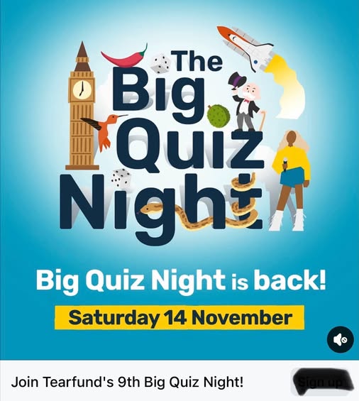 Tear Fund Quiz Night